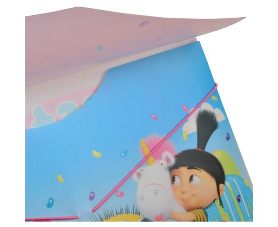 Папка на резинках Yes А4 Minions Fluffy (491684), изображение 3 Папка на резинках Yes А4 Minions Fluffy (491684), изображение 3