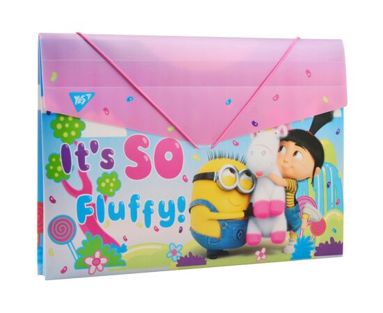 Папка на резинках Yes А4 Minions Fluffy (491684)