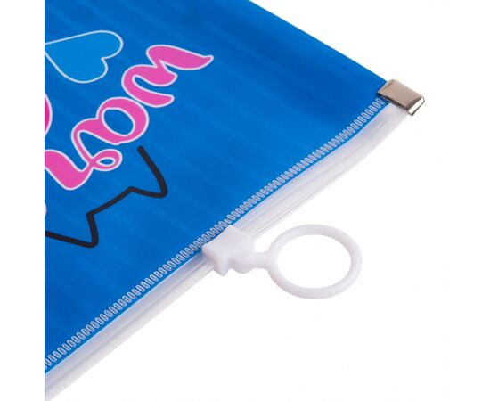 Папка - конверт Yes на молнии A4 Meow с бабл (491750), изображение 4