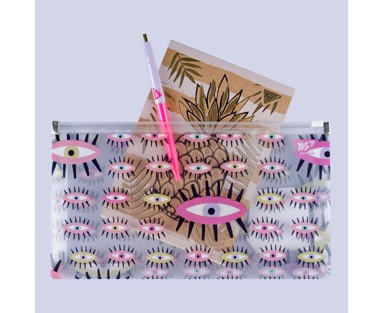 Папка - конверт Yes на молнии Donna Check/Travel (491767), изображение 2 Папка - конверт Yes на молнии Donna Check/Travel (491767), изображение 2