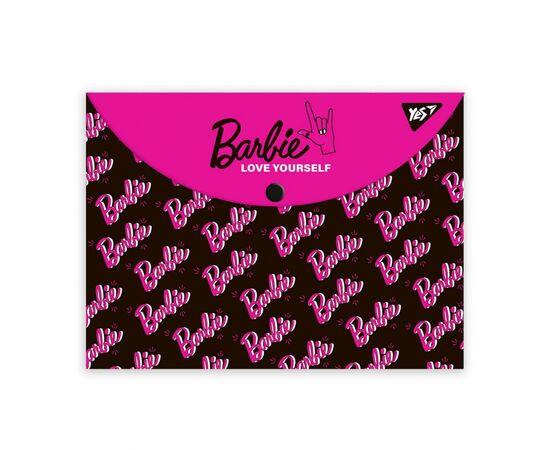 Папка - конверт Yes на кнопке А4 Barbie (492002)