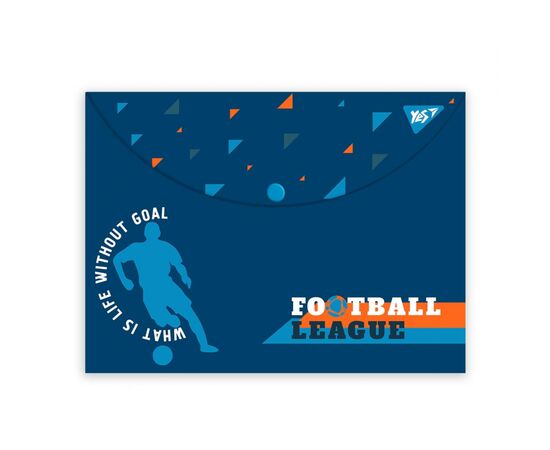 Папка - конверт Yes на кнопке А4 Football (492027)