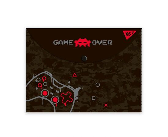Папка - конверт Yes на кнопці  А4 Gamer (492008)
