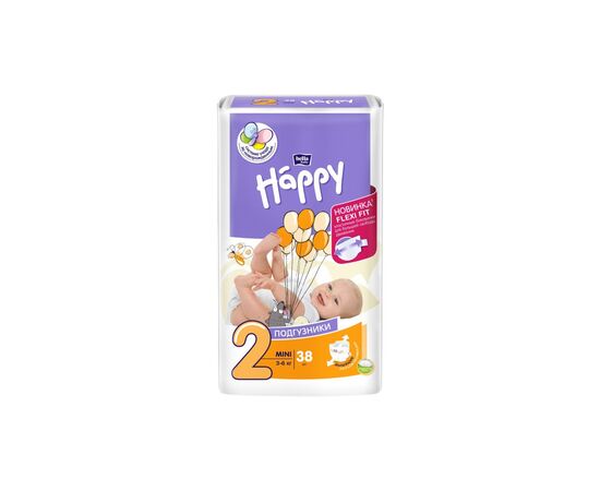 Подгузник Bella Baby Happy Mini 3-6 кг 38 шт (5900516600709)