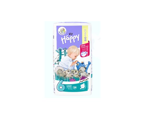 Подгузник Bella Baby Happy Junior Extra 16+ кг 54 шт (5900516601157)