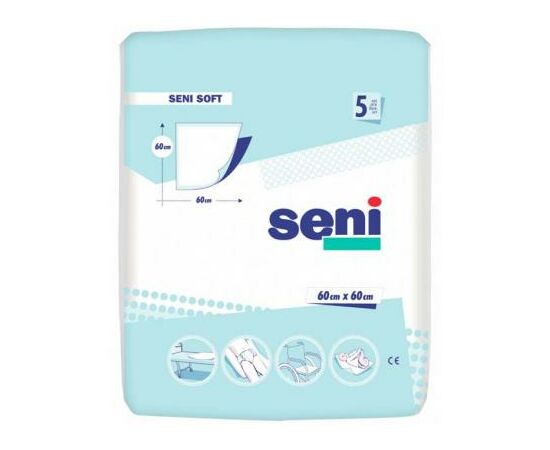 Пеленки для младенцев Seni Soft 60x60 см 5 шт (5900516690311)