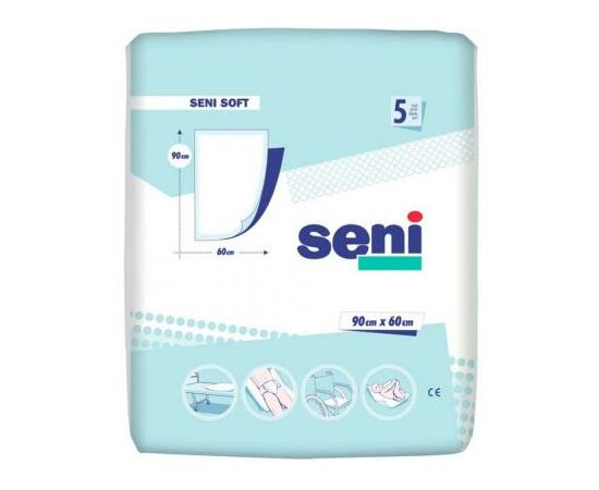 Пелюшки для малюків Seni Soft 90x60 см 5 шт (5900516690328)