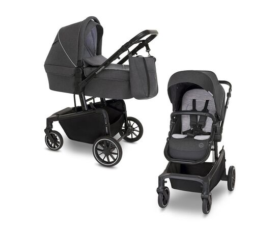 Коляска Baby Design 2 в 1 ZOY 17 GRAPHITE (204166)