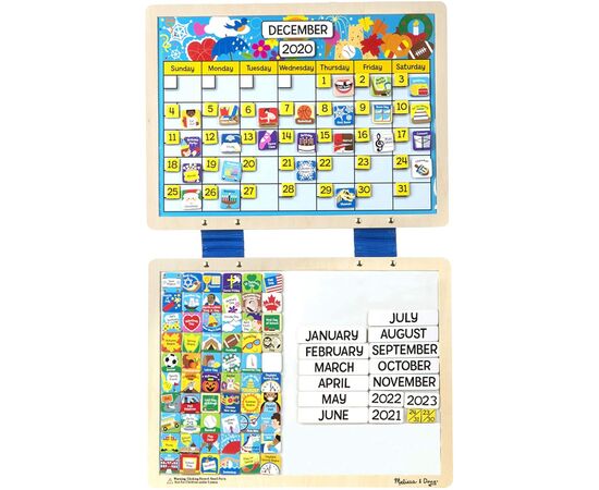 Игровой набор Melissa&Doug Вечный магнитный календарь (MD5058), изображение 2 Игровой набор Melissa&Doug Вечный магнитный календарь (MD5058), изображение 2