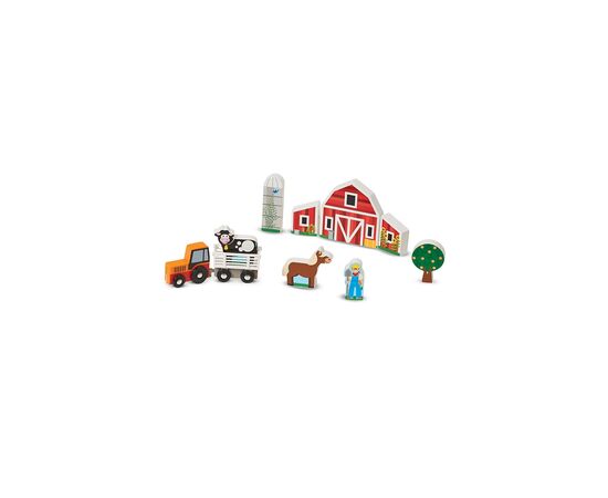 Игровой набор Melissa&Doug деревянный "Ферма и трактор" (MD14800), изображение 2 Игровой набор Melissa&Doug деревянный "Ферма и трактор" (MD14800), изображение 2