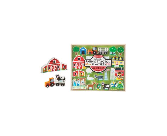 Игровой набор Melissa&Doug деревянный "Ферма и трактор" (MD14800), изображение 3 Игровой набор Melissa&Doug деревянный "Ферма и трактор" (MD14800), изображение 3