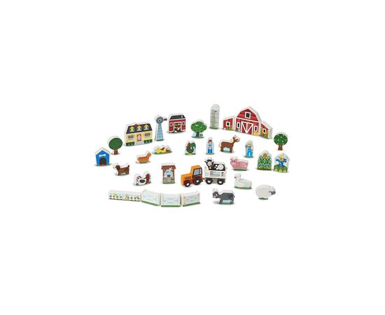 Игровой набор Melissa&Doug деревянный "Ферма и трактор" (MD14800), изображение 4 Игровой набор Melissa&Doug деревянный "Ферма и трактор" (MD14800), изображение 4