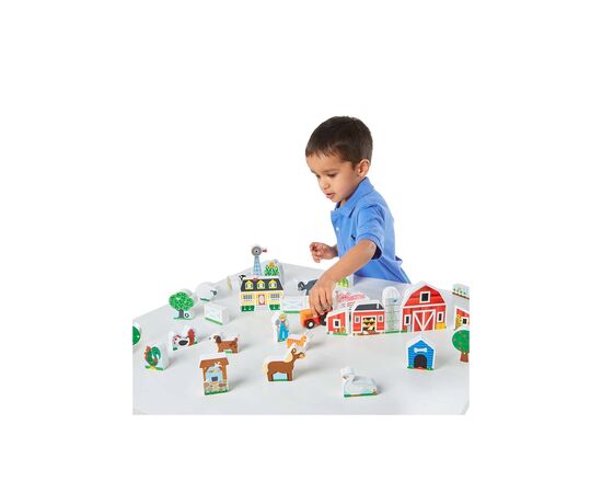 Игровой набор Melissa&Doug деревянный "Ферма и трактор" (MD14800), изображение 5 Игровой набор Melissa&Doug деревянный "Ферма и трактор" (MD14800), изображение 5