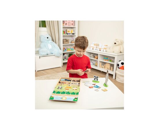 Игровой набор Melissa&Doug деревянный с магнитными фигурками "Деятельность" (MD9309), изображение 3 Игровой набор Melissa&Doug деревянный с магнитными фигурками "Деятельность" (MD9309), изображение 3