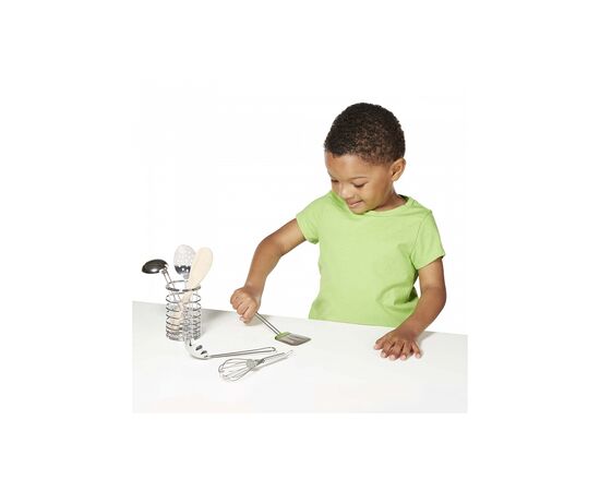 Игровой набор Melissa&Doug металлический кухонный (MD19351), изображение 3 Игровой набор Melissa&Doug металлический кухонный (MD19351), изображение 3