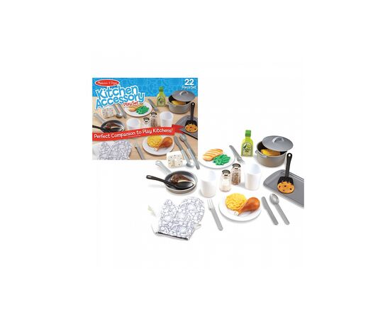 Игровой набор Melissa&Doug кухонных принадлежностей (MD19304), изображение 4 Игровой набор Melissa&Doug кухонных принадлежностей (MD19304), изображение 4