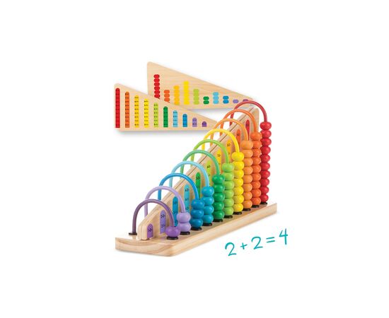 Развивающая игрушка Melissa&Doug деревянная счета "Добавления и вычитания" (MD9272), изображение 2 Развивающая игрушка Melissa&Doug деревянная счета "Добавления и вычитания" (MD9272), изображение 2