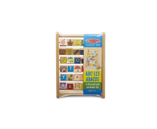 Развивающая игрушка Melissa&Doug деревянные счета "Алфавит / Цифры" (MD9273), изображение 2