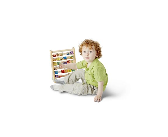 Развивающая игрушка Melissa&Doug деревянные счета "Алфавит / Цифры" (MD9273), изображение 3