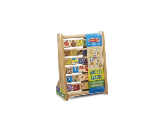 Розвиваюча іграшка Melissa&Doug дерев'яні рахунки "Алфавіт / Цифри" (MD9273)
