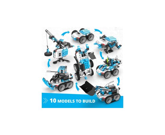 Конструктор Engino Ginobot – робот, премиум (E51-1), изображение 5 Конструктор Engino Ginobot – робот, премиум (E51-1), изображение 5