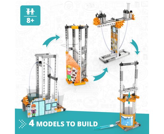 Конструктор Engino Stem Как работает гидравлика? (STL24), изображение 2 Конструктор Engino Stem Как работает гидравлика? (STL24), изображение 2