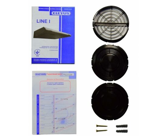 Вытяжка кухонная Eleyus Line I 50 BG, изображение 9 Вытяжка кухонная Eleyus Line I 50 BG, изображение 9