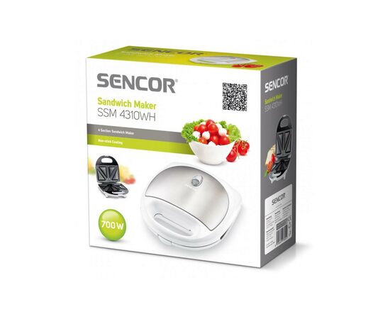 Сэндвичница Sencor SSM 4310 WH (SSM4310WH), изображение 4 Сэндвичница Sencor SSM 4310 WH (SSM4310WH), изображение 4