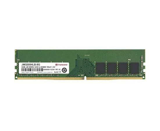 Модуль пам'яті для комп'ютера DDR4 8GB 3200 MHz Transcend (JM3200HLB-8G)