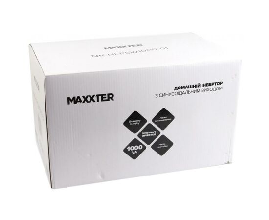 Источник бесперебойного питания Maxxter MX-HI-PSW1000-01, изображение 5 Источник бесперебойного питания Maxxter MX-HI-PSW1000-01, изображение 5