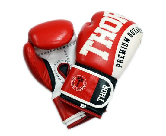 Боксерские перчатки Thor Shark 16oz Red (8019/02(PU) RED 16 oz.)
