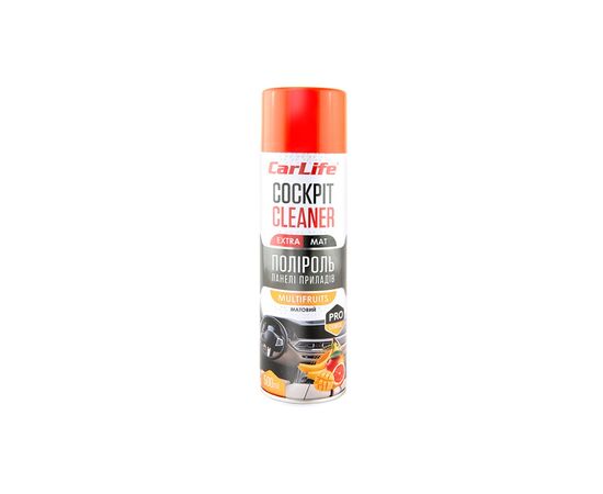 Автополироль CARLIFE Cockpit Cleaner EXTRA MAT Мультифрукт 500мл (CF525)