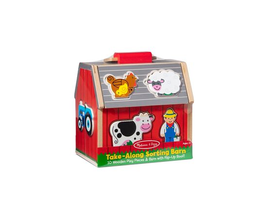 Развивающая игрушка Melissa&Doug деревянный сортировочный сарай (MD30149), изображение 3 Развивающая игрушка Melissa&Doug деревянный сортировочный сарай (MD30149), изображение 3