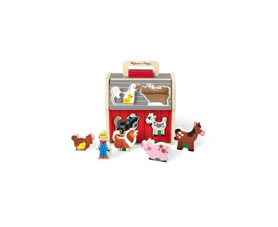 Развивающая игрушка Melissa&Doug деревянный сортировочный сарай (MD30149), изображение 4 Развивающая игрушка Melissa&Doug деревянный сортировочный сарай (MD30149), изображение 4