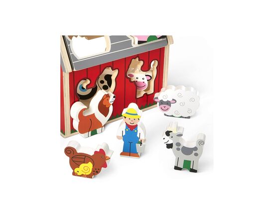 Развивающая игрушка Melissa&Doug деревянный сортировочный сарай (MD30149), изображение 5 Развивающая игрушка Melissa&Doug деревянный сортировочный сарай (MD30149), изображение 5