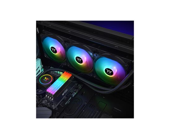 Система водного охлаждения ThermalTake Floe RC360 CPU Memory AIO Liquid Cooler (CL-W290-PL12SW-A), изображение 6 Система водного охлаждения ThermalTake Floe RC360 CPU Memory AIO Liquid Cooler (CL-W290-PL12SW-A), изображение 6