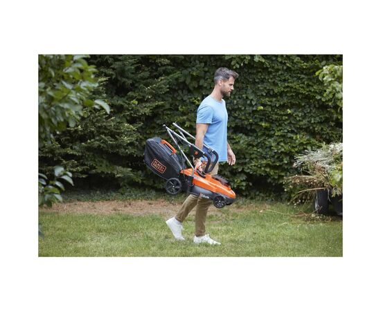 Газонокосилка Black&Decker аккумуляторная 36 В, 2.5 Ач, 32 см, 2 АКБ и ЗУ (BCMW3336L2), изображение 9 Газонокосилка Black&Decker аккумуляторная 36 В, 2.5 Ач, 32 см, 2 АКБ и ЗУ (BCMW3336L2), изображение 9