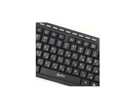 Клавиатура Piko KB-108X Wireless Black (1283126467073), изображение 2 Клавиатура Piko KB-108X Wireless Black (1283126467073), изображение 2