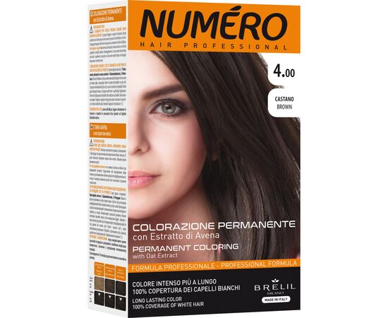 Краска для волос Brelil Numero 4.00 - Brown 140 мл (8011935081240)