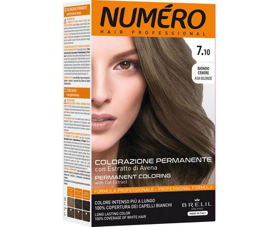 Краска для волос Brelil Numero 7.10 - Ash Blonde 140 мл (8011935081301)
