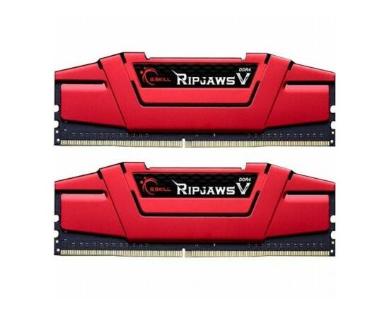 Модуль пам'яті для комп'ютера DDR4 8GB (2x4GB) 2400 MHz RIPJAWS V RED G.Skill (F4-2400C17D-8GVR)