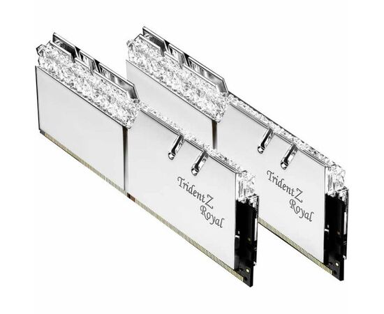 Модуль памяти для компьютера DDR4 16GB (2x8GB) 3000 MHz TridentZ RGB ROYAL G.Skill (F4-3000C16D-16GTRS), изображение 4 Модуль памяти для компьютера DDR4 16GB (2x8GB) 3000 MHz TridentZ RGB ROYAL G.Skill (F4-3000C16D-16GTRS), изображение 4