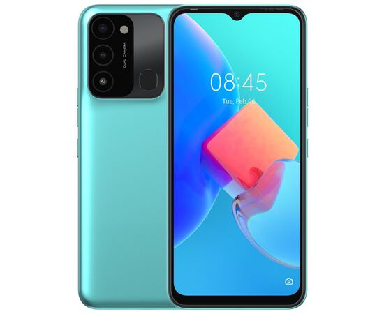 Мобильный телефон Tecno KG5k (Spark 8С 4/128Gb) Turquoise Cyan (4895180777929)