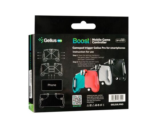 Геймпад Gelius Pro Boost GP-GT001 Black (00000075918), изображение 4 Геймпад Gelius Pro Boost GP-GT001 Black (00000075918), изображение 4