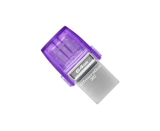 USB флеш накопитель Kingston 64GB DataTraveler microDuo 3C USB 3.2/Type C (DTDUO3CG3/64GB)