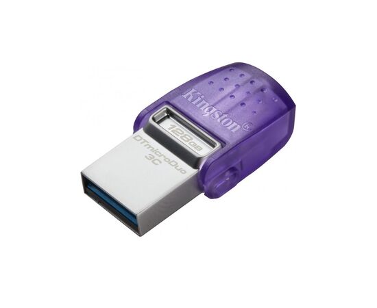 USB флеш накопитель Kingston 128GB DataTraveler microDuo 3C USB 3.2/Type C (DTDUO3CG3/128GB), изображение 2 USB флеш накопитель Kingston 128GB DataTraveler microDuo 3C USB 3.2/Type C (DTDUO3CG3/128GB), изображение 2