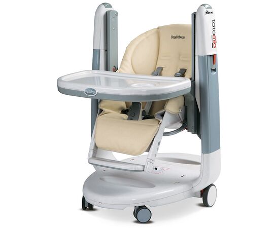 Стульчик для кормления Peg-Perego Tatamia Follow Me Paloma, бежевый (IH02000001BL46), изображение 4 Стульчик для кормления Peg-Perego Tatamia Follow Me Paloma, бежевый (IH02000001BL46), изображение 4