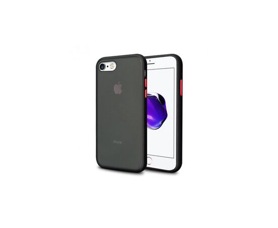 Чехол для моб. телефона MakeFuture Apple iPhone SE 2020 Frame (Matte PC+TPU) Black (MCMF-AISE20BK)