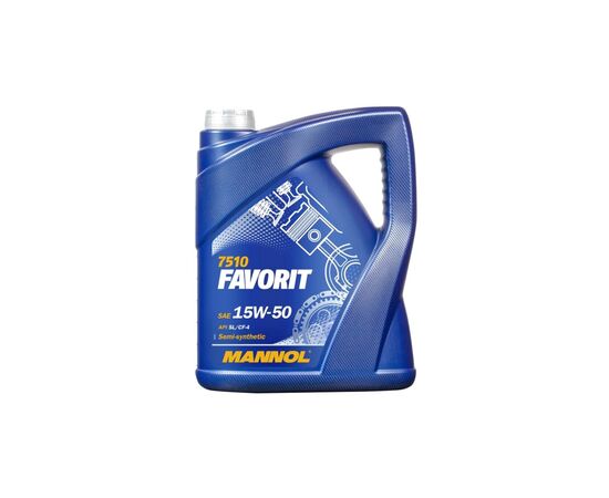 Моторное масло Mannol FAVORIT 5л 15W-50 (MN7510-5)