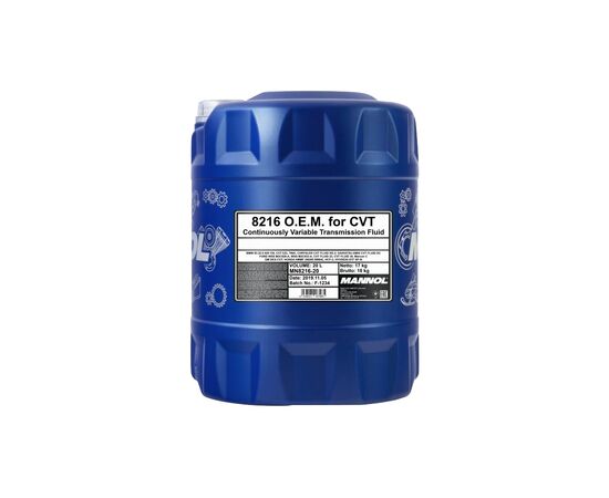 Трансмиссионное масло Mannol 8216 O.E.M. for CVT 20л (MN8216-20)